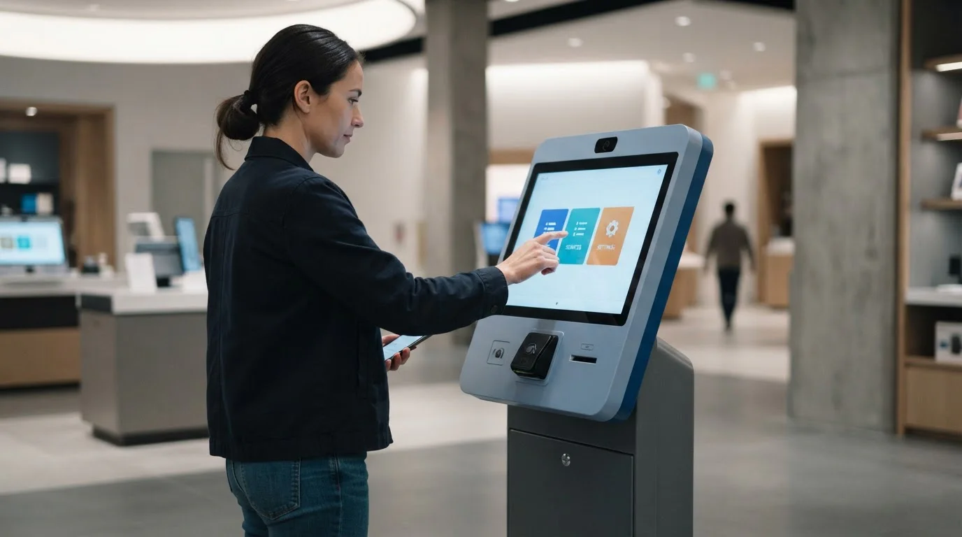 Prepaid-Zahlungsmethode an modernem Terminal für deutsche Wettkonten