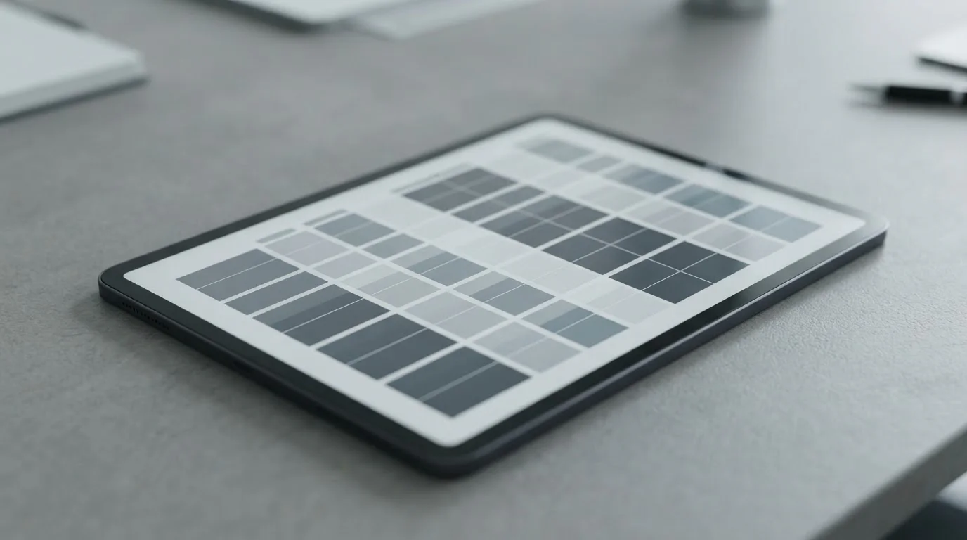 Vergleichsübersicht verschiedener Wettanbieter auf einem Tablet-Bildschirm