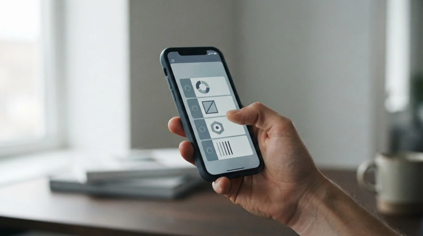 Verschiedene digitale Zahlungsoptionen auf einem Smartphone-Display